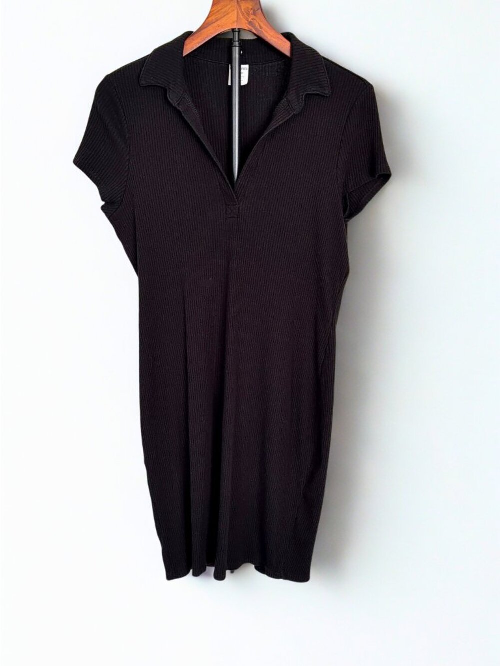 No Boundaries Black Collared A-Line Dress Size XL
